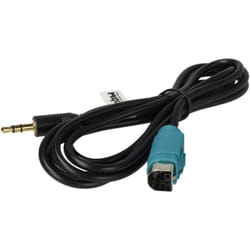Vhbw - Câble adaptateur aux pour radio de voiture (120 cm) compatible avec Appareils Full Speed avec entrée KCE-236B