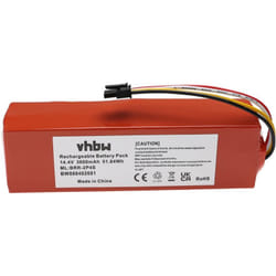 Vhbw - Batterie compatible avec Xiaomi Roborock S6 MaxV, S60, S65, S6 Max, S5 S55 S552-00 Ruby-S, S6 robot électroménager (3600mAh, 14,4V, Li-ion)