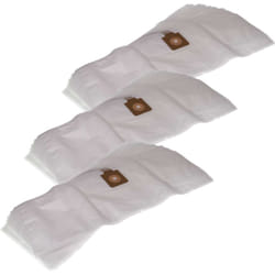 Vhbw - 30x Sacs compatible avec Kärcher 6.903-405, 6.904-118, T201, 6.906-118, T251 aspirateur - microfibre non tissée, 75cm x 17cm blanc