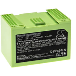 Vhbw - Batterie compatible avec iRobot Roomba i7556, i7550, i755640, i715840, i755020, i7558 robot électroménager noir (2600mAh, 14,4V, Li-ion)