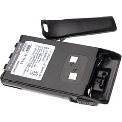Vhbw - Batterie pour radio, talkie-walkie (1400 mAh, 7,4 v, Li-Ion) + clip ceinture remplacement pour BLO-004, BLO-007, BLO-001