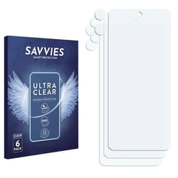 Savvies Protection Ecran pour Motorola Moto G14 (Avant+Caméra) (6 Pièces) - Film Protection Ultra Clair