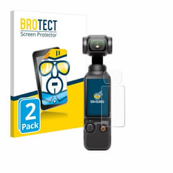 BROTECT Protection Ecran pour DJI Osmo Pocket 3 (Affichage + Lentille) (2 Pièces) - Film Protection Ultra Clair
