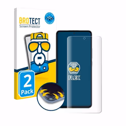 BROTECT Protection Intégrale 3D Incurvé pour Xiaomi 13T Pro (2 Pièces) - Couverture Complète Film Protection Écran
