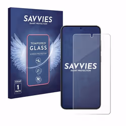 Savvies Verre Trempé pour Samsung Galaxy S24 Plus / S25 Plus Vitre Protection Ecran Film Trempé de Verre Dureté 9H