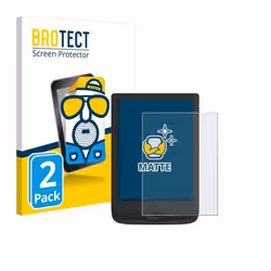 BROTECT Protection Ecran Anti-Reflet pour PocketBook Basic Lux 4 (2 Pièces) - Film Mat