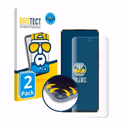 BROTECT Protection Intégrale 3D Incurvé pour realme 12 Pro Plus (2 Pièces) - Couverture Complète Film Protection Écran
