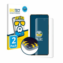 BROTECT Protection Intégrale 3D Incurvé pour realme 12 Pro Plus (2 Pièces) - Couverture Complète Film Protection Écran