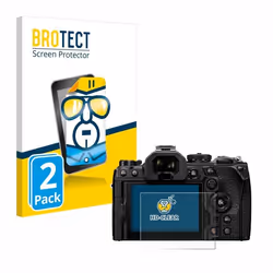BROTECT Protection Ecran pour Olympus OM System OM-1 Mark II / OM-3 (2 Pièces) - Film Protection Ultra Clair