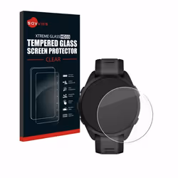 Savvies Verre Trempé pour Garmin Forerunner 165 Vitre Protection Ecran Film Trempé de Verre Dureté 9H