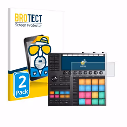 BROTECT Protection Ecran Anti-Reflet pour Native Instruments Maschine + (2 Pièces) - Film Mat