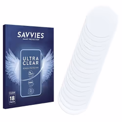 Savvies Protection Ecran pour Ice-Watch ICE smart 2.0 1.2 (rond) (18 Pièces) - Film Protection Ultra Clair