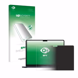 upscreen Protection Anti-Espion pour Apple MacBook Air 13 M3 2024 / M2 2022 – Anti-Spy Privacy Film Protection Ecran de C