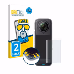 BROTECT Protection Intégrale 3D Incurvé Matte pour Insta360 X4 (2 Pièces) - Couverture Complète Film Protection Écran
