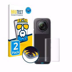 BROTECT Protection Intégrale 3D Incurvé pour Insta360 X4 (2 Pièces) - Couverture Complète Film Protection Écran