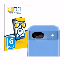 BROTECT Film Protecteur Verre 9H pour Google Pixel 8a (Caméra UNIQUEMENT) (6 Pièces) [Anti-Rayures Transparent]