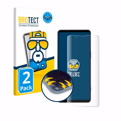 BROTECT Protection Intégrale 3D Incurvé pour Sony Xperia 1 VI (2 Pièces) - Couverture Complète Film Protection Écran