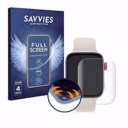 Savvies (4 Pièces) Full-Screen Ecran Protection pour Huawei Watch Fit 3 Full Cover Film Protection 3D Curved [Couverture Comp ...