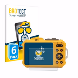 BROTECT Protection Ecran Anti-Reflet pour Kodak Pixpro WPZ2 (6 Pièces) - Film Mat