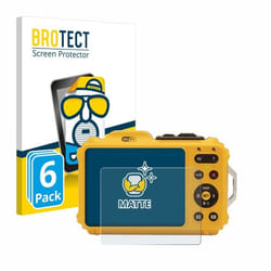 BROTECT Protection Ecran Anti-Reflet pour Kodak Pixpro WPZ2 (6 Pièces) - Film Mat