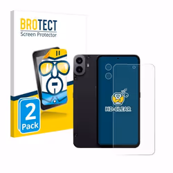 BROTECT Protection Ecran pour Nothing CMF Phone 1 (Avant+Caméra) (2 Pièces) - Film Protection Ultra Clair