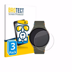 BROTECT Film Protecteur Verre 9H pour Samsung Galaxy Watch 7 (44 mm) (3 Pièces) [Anti-Rayures Transparent]