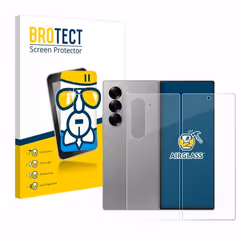 BROTECT Film Protecteur Verre 9H pour Samsung Galaxy Z Fold 6 5G (Avant+Arrière) [Anti-Rayures Transparent]
