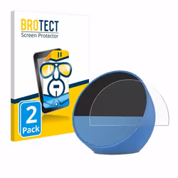 BROTECT Protection Ecran pour Amazon Echo Spot 2024 (2 Pièces) - Film Protection Ultra Clair