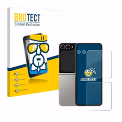 BROTECT Film Protecteur Verre 9H pour Samsung Galaxy Z Flip 6 (Avant+Caméra) [Anti-Rayures Transparent]