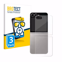 BROTECT Film Protecteur Verre 9H pour Samsung Galaxy Z Flip 6 (Arrière) (3 Pièces) [Anti-Rayures Transparent]