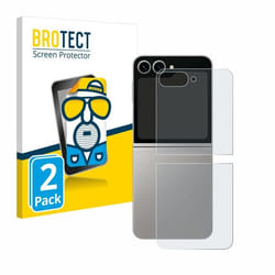 BROTECT Protection Ecran Anti-Reflet pour Samsung Galaxy Z Flip 6 (Arrière) (2 Pièces) - Film Mat