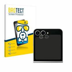 BROTECT Film Protecteur Verre 9H pour Samsung Galaxy Z Flip 6 (Caméra UNIQUEMENT) [Anti-Rayures Transparent]
