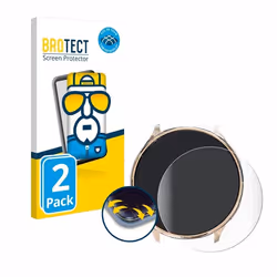 BROTECT Protection Intégrale 3D Incurvé pour Sanorum Smartwatch 1.39 pour Femme (2 Pièces) - Couverture Complète Film Pro