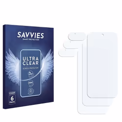Savvies Protection Ecran pour Google Pixel 9 (Avant+Caméra) (6 Pièces) - Film Protection Ultra Clair