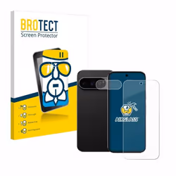 BROTECT Film Protecteur Verre 9H pour Google Pixel 9 Pro XL (Avant+Caméra) [Anti-Rayures Transparent]