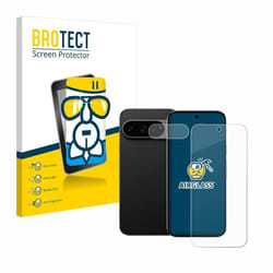 BROTECT Film Protecteur Verre 9H pour Google Pixel 9 Pro XL (Avant+Caméra) [Anti-Rayures Transparent]