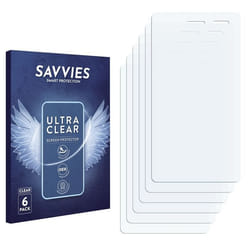 Savvies Protection Ecran pour Logicom Wave 2 (6 Pièces) - Film Protection Ultra Clair