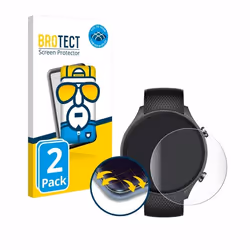 BROTECT Protection Intégrale 3D Incurvé pour OnePlus watch 2R (2 Pièces) - Couverture Complète Film Protection Écran