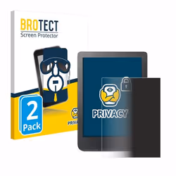 BROTECT (2 Pièces) Protection Anti-Espion pour Kobo Clara HD (6) / BW / Colour – Privacy Film Écran de Confidentialité Filt