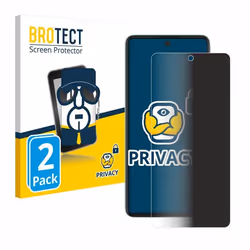 BROTECT (2 Pièces) Protection Anti-Espion pour Samsung Galaxy A52 / 5G – Privacy Film Écran de Confidentialité Filtre de lumi