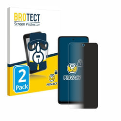 BROTECT (2 Pièces) Protection Anti-Espion pour Motorola Moto G54 / G55 – Privacy Film Écran de Confidentialité Filtre de lumi
