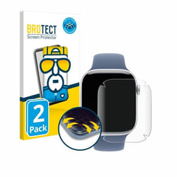 BROTECT Protection Intégrale 3D Incurvé pour Apple Watch Series 10 (46 mm) (2 Pièces) - Couverture Complète Film Protection Écr