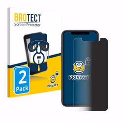 BROTECT (2 Pièces) Protection Anti-Espion pour Apple iPhone 11 Pro – Privacy Film Écran de Confidentialité Filtre de lumière