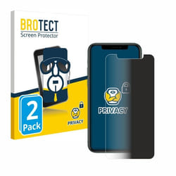 BROTECT (2 Pièces) Protection Anti-Espion pour Apple iPhone 11 Pro – Privacy Film Écran de Confidentialité Filtre de lumière