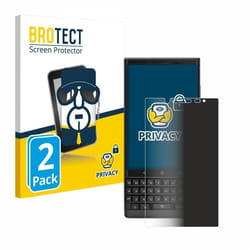 BROTECT (2 Pièces) Protection Anti-Espion pour BlackBerry Key2 – Privacy Film Écran de Confidentialité Filtre de lumière bleue