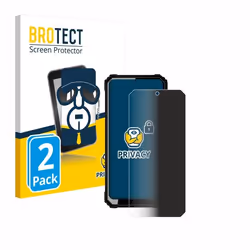 BROTECT (2 Pièces) Protection Anti-Espion pour Oukitel WP23 – Privacy Film Écran de Confidentialité Filtre de lumière bleue