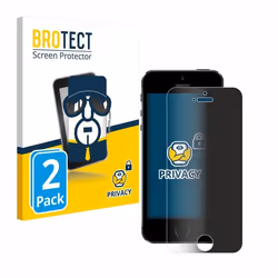 BROTECT (2 Pièces) Protection Anti-Espion pour Apple iPhone 5 / 5S / 5C / SE 2016 – Privacy Film Écran de Confidentialité Fil ...