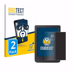 BROTECT (2 Pièces) Protection Anti-Espion pour Kobo Clara BW – Privacy Film Écran de Confidentialité Filtre de lumière bleue
