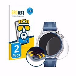 BROTECT Protection Intégrale 3D Incurvé pour Huawei Watch GT 5 / GT 5 Pro (46 mm) (2 Pièces) - Couverture Complète Film Pro