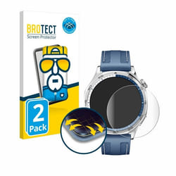 BROTECT Protection Intégrale 3D Incurvé pour Huawei Watch GT 5 / GT 5 Pro (46 mm) (2 Pièces) - Couverture Complète Film Pro
